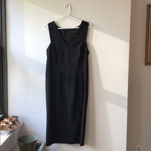Black sheath dress